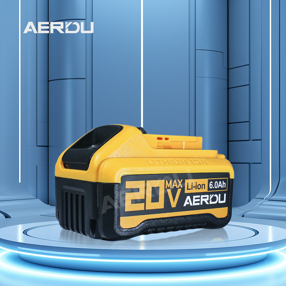 20V 20 Volt Max 6.0AH Lithium-ion Battery For DEWALT DCB206-2 DCB205-2