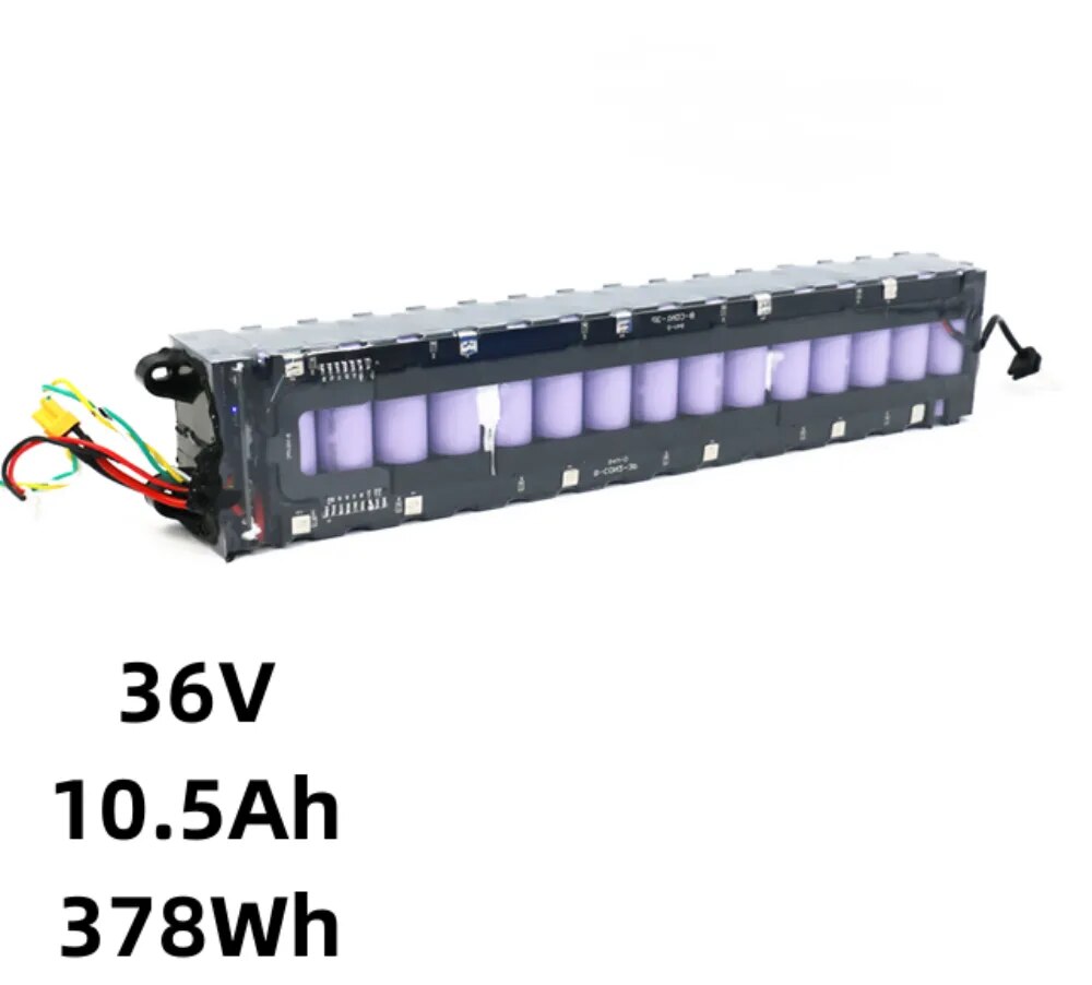 AERDU 36V 42V Electric Scooter Battery 6Ah 7.8Ah 9.6Ah 10.5Ah 18650 Lithium Battery Pack For Bicycle Bike With BMS 15A MH1 35E