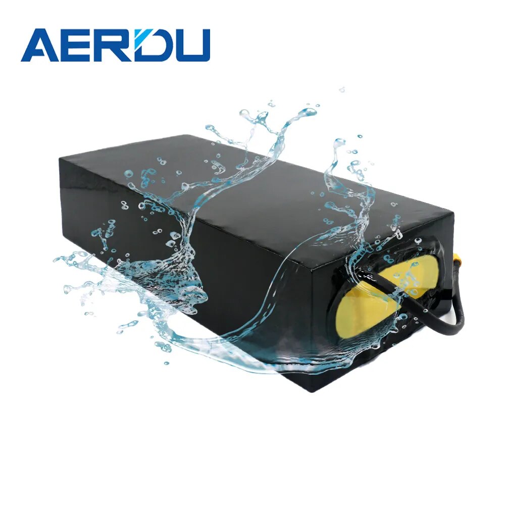 AERDU 48V 54.6V 28Ah 25.6Ah 20.8Ah 12Ah 16Ah Ebike Battery 18650 3500mAh Lithium Battery Pack for Electroc Scooter With 30A BMS