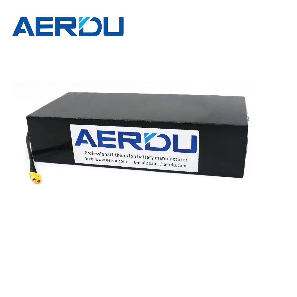 AERDU 48V 54.6V 28Ah 25.6Ah 20.8Ah 12Ah 16Ah Ebike Battery 18650 3500mAh Lithium Battery Pack for Electroc Scooter With 30A BMS