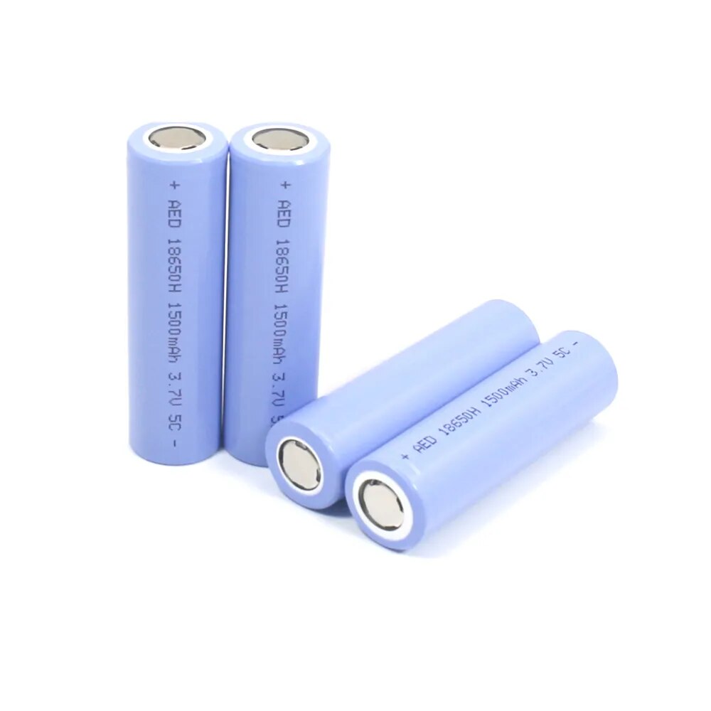 AERDU 18650 Rechargeable Lithium Battery 3.7V 1500mAh 5C 4.2VBrand New For Power Tool Equipment Battery Replacement Battery Pack