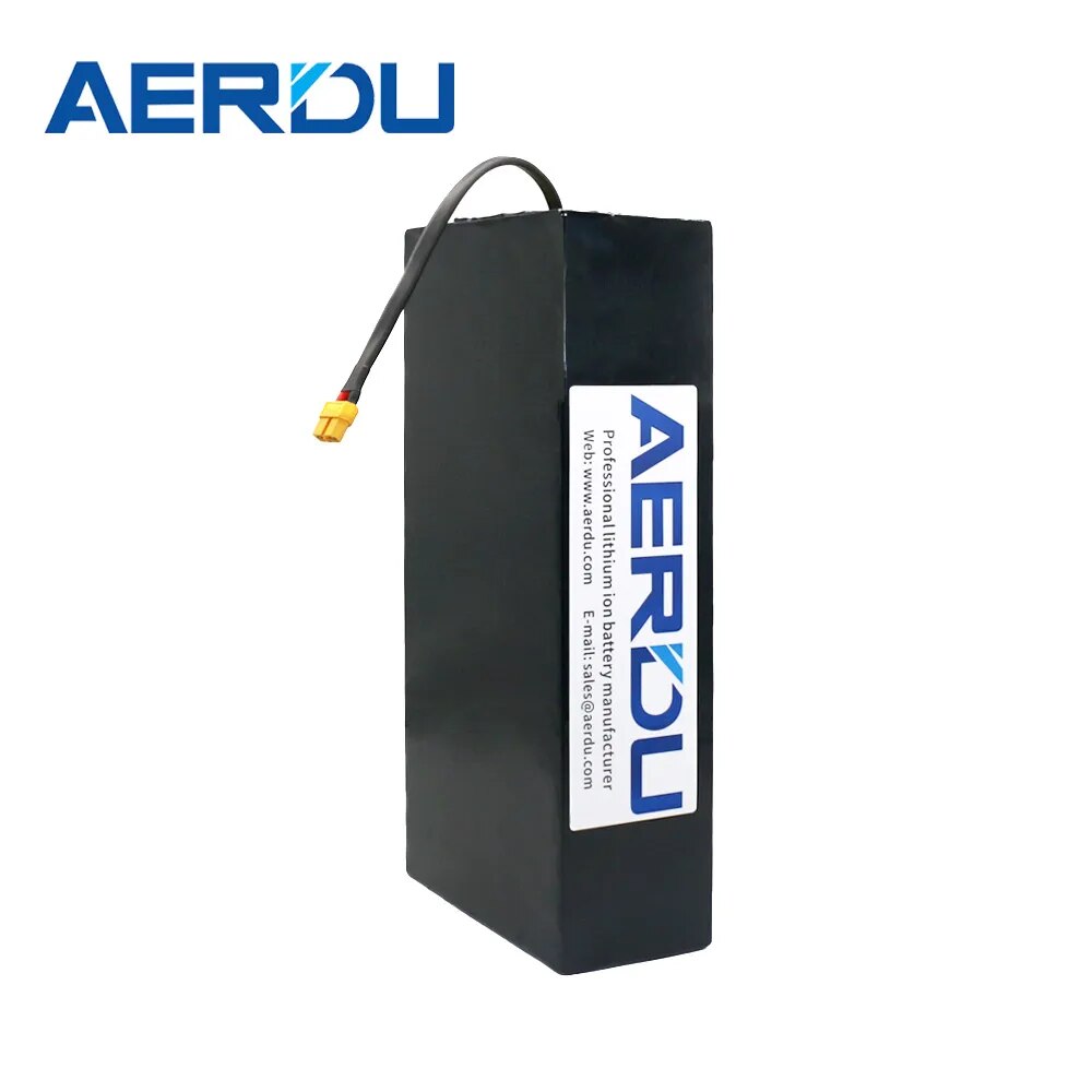 AERDU 48V 54.6V 30Ah 21Ah 19.2Ah 12Ah 9Ah Elsykkelbatteri 18650 21700 5000mAh Litiumbatteripakke for elektrisk sparkesykkel med BMS