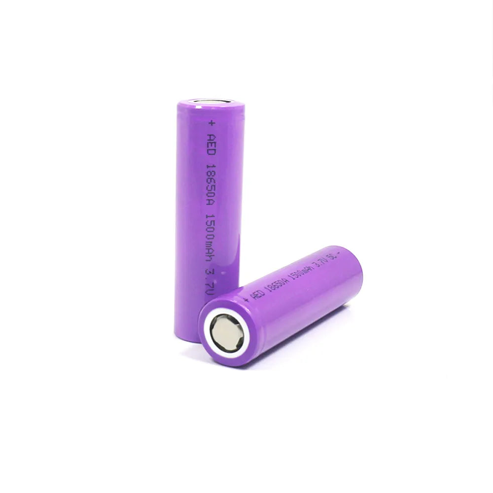AERDU 18650 Rechargeable Lithium Battery 3.7V 1500mAh 5C 4.2V For Flashlight Battery Pack Replace electric Tool Device B