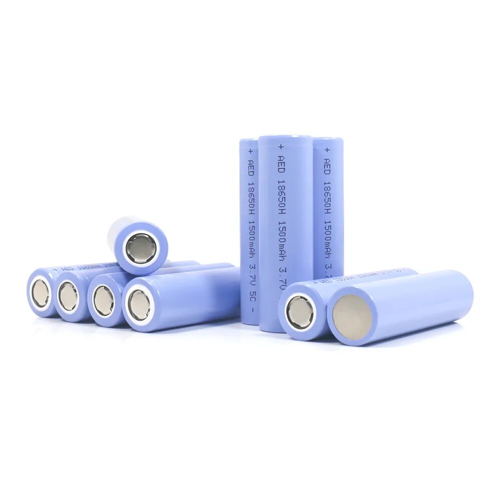 AERDU 18650 Rechargeable Lithium Battery 3.7V 1500mAh 5C 4.2VBrand New For Power Tool Equipment Battery Replacement Battery Pack
