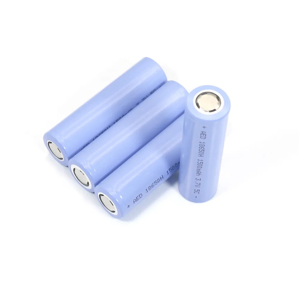 AERDU 18650 Rechargeable Lithium Battery 3.7V 1500mAh 5C 4.2VBrand New For Power Tool Equipment Battery Replacement Battery Pack