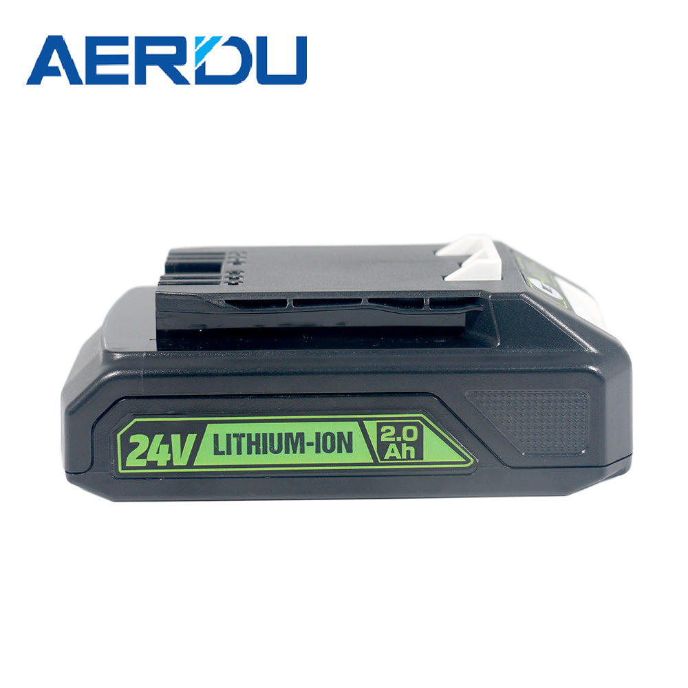 24V 2,0Ah erstatningsbatteri for Greenworks batteri 21342 20362 passer til 24V trådløse elektroverktøy litiumionbatteri ST48B2210 CS48L4410 BL48B2510 48HT24