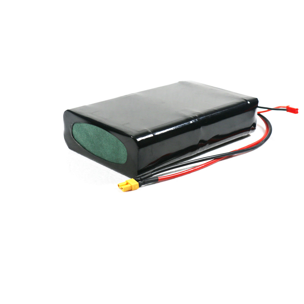 21700 36V batteri 10000mAh 10S2P for elektrisk skateboard (XT60 plastbrakett)