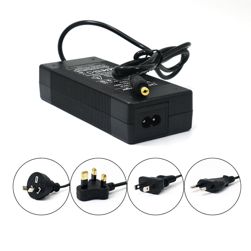 12.6V 5A Power Adapter Charger 5.5mm DC for Li-ion Lithium Battery EU/US/AU/UK 100-240V,Charging Accessory,Lithium Battery Charger