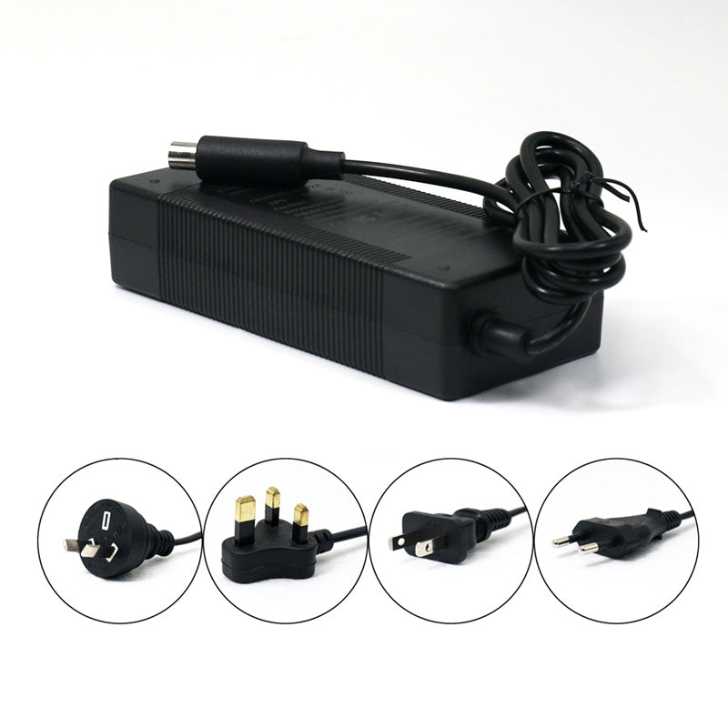 42V 2A strømadapterlader XIAOMI for litiumionbatteri EU/US/AU/UK 100–240V, ladetilbehør, litiumbatterilader