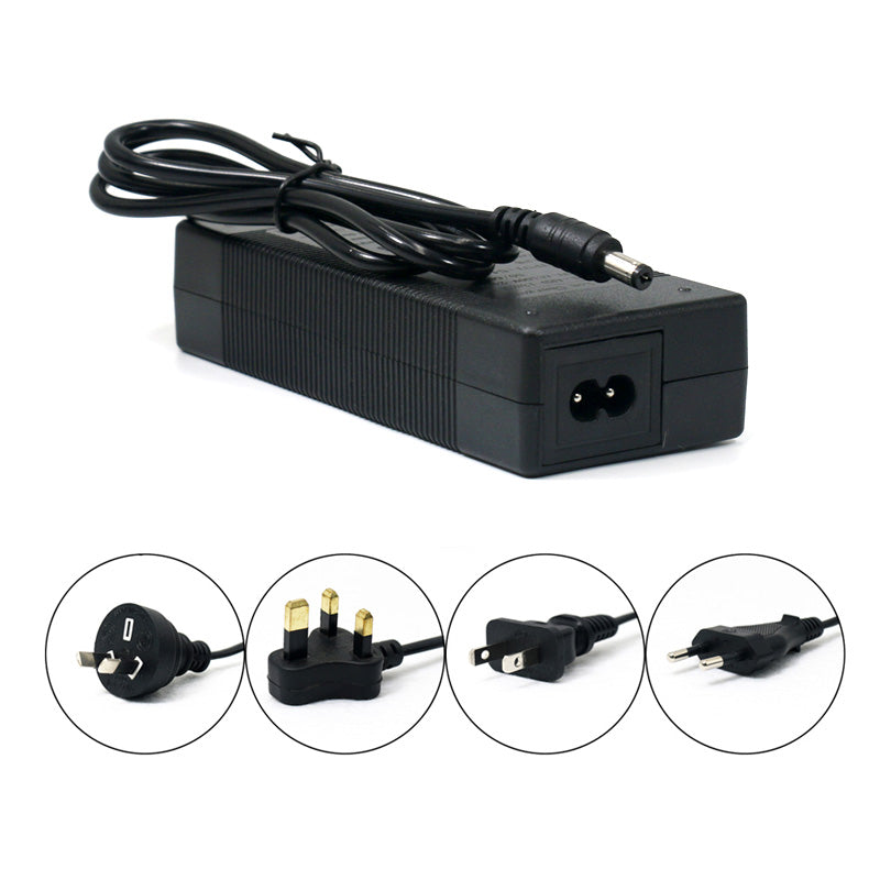 54.6V 2A Power Adapter Charger XLR 3P for Li-ion Lithium Battery EU/US/AU/UK 100-240V,Charging Accessory,Lithium Battery Charger