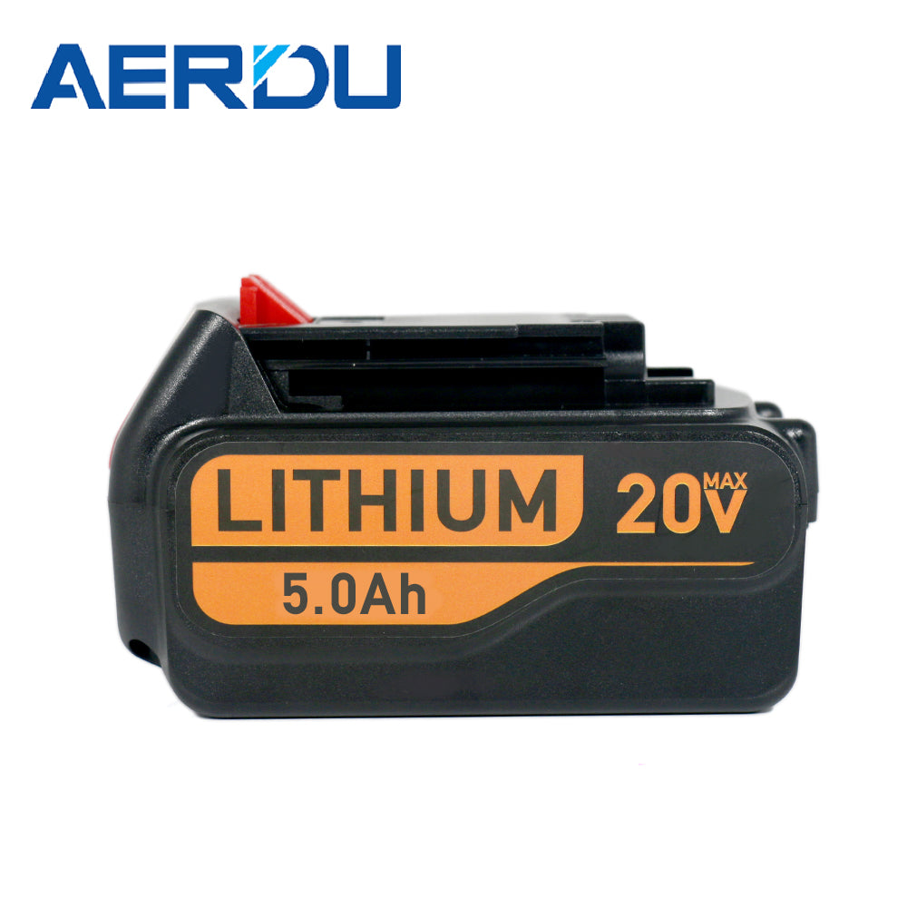 For Black & Decker 20V 5,0Ah litiumbatteri 20 volt LB2X4020-OPE LBXR20 LB20