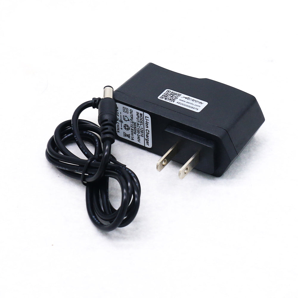 12.6V 1A Power Adapter Charger 5.5mm DC for Li-ion Lithium Battery US 100-240V,Charging Accessory,Lithium Battery Charger