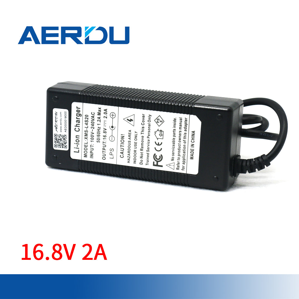 16.8V 2A Power Adapter Charger 5.5mm DC for Li-ion Lithium Battery EU/US/AU/UK 100-240V,Charging Accessory,Lithium Battery Charger