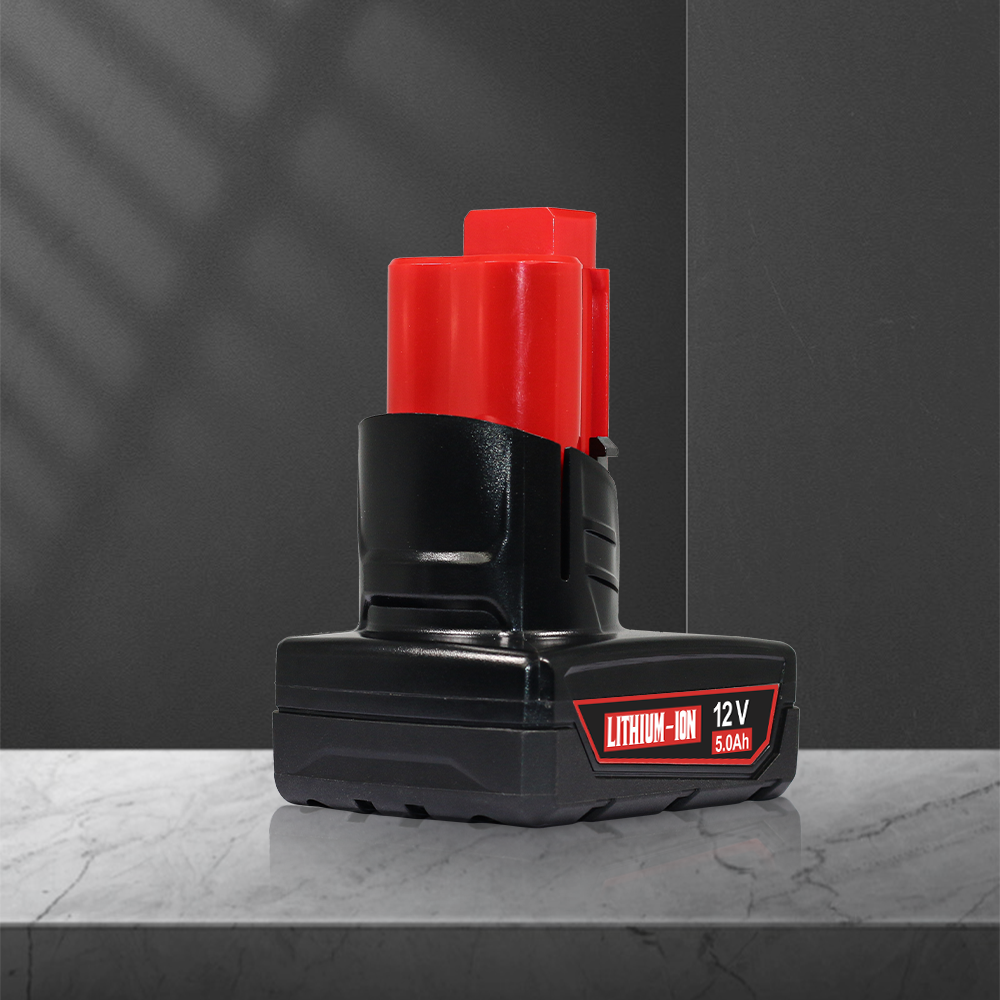 For Milwaukee 12V 6-Cell 5.0A Battery – High-Performance for M12 Rotary Tools/Grinders, Global Voltage 48-11-2420
