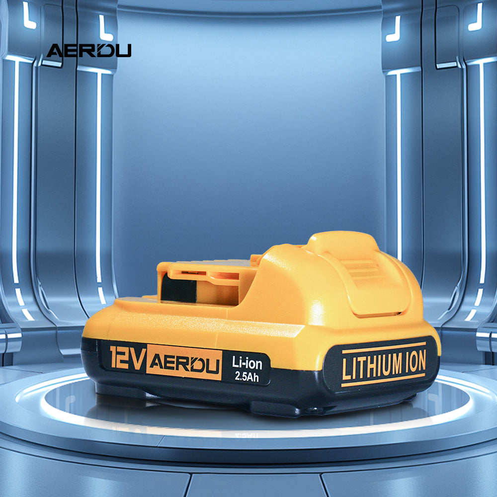 12V 2.5Ah 12Volt XR Max Lithium-Ion Battery for Dewalt DCB127-2 DCB120 DCB121