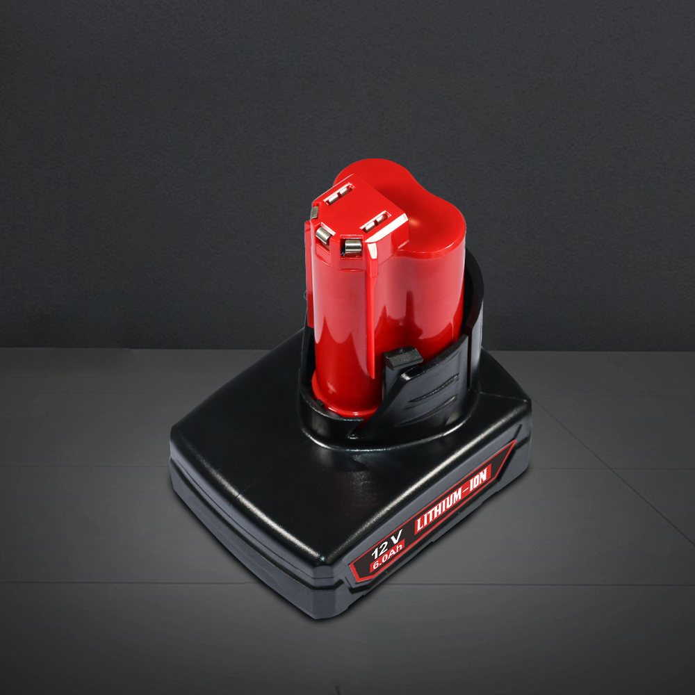 M12 6.0Ah Battery for Milwaukee M-12 12V Lithium-Ion Battery 48-11-2411 48-11-2440 48-11-2402 Tools