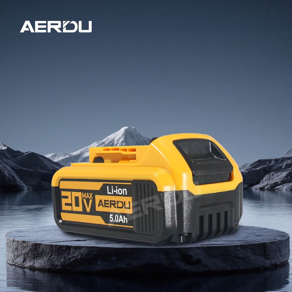 20V Max 5.0Ah Lithium-ion Battery For Dewalt DCB206 DCB205 20 Volt