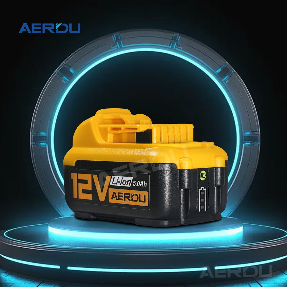 For Dewalt 12V 6-Cell 5.0A Battery – High-Performance for Heavy-Duty Impact Drivers/Rotary Tools