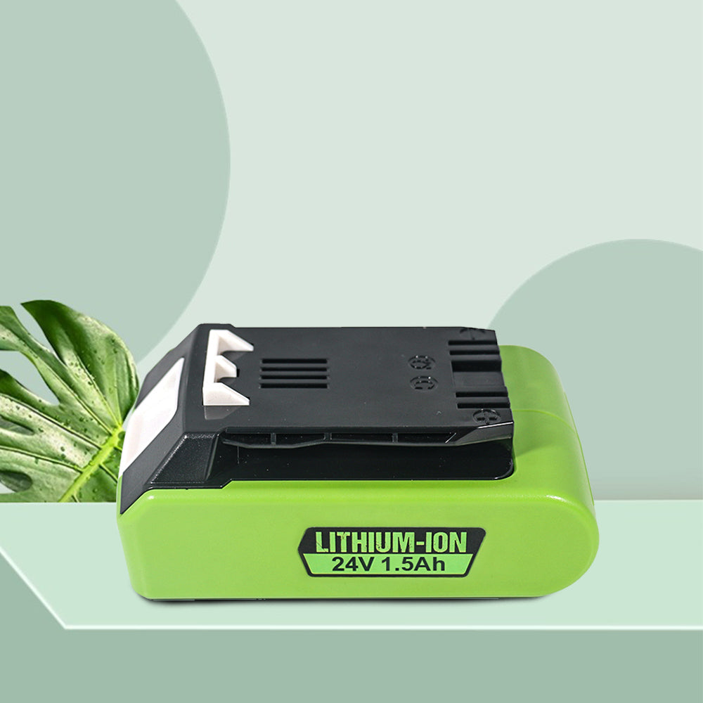 24V 1.5Ah Replacement Battery for Greenworks Battery 29842 29852 Fit for 24V Cordless Power Tools Lithium-Ion Battery G24 G24B2 G24B3 24352 29842 29852