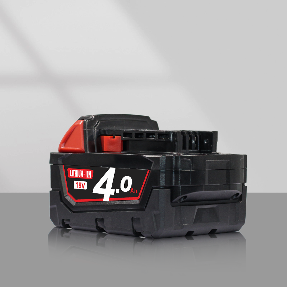 For Milwaukee 18V 4.0A Battery – Long-Runtime for M18 Circular Saws/Sanders, Worldwide Compatibility
