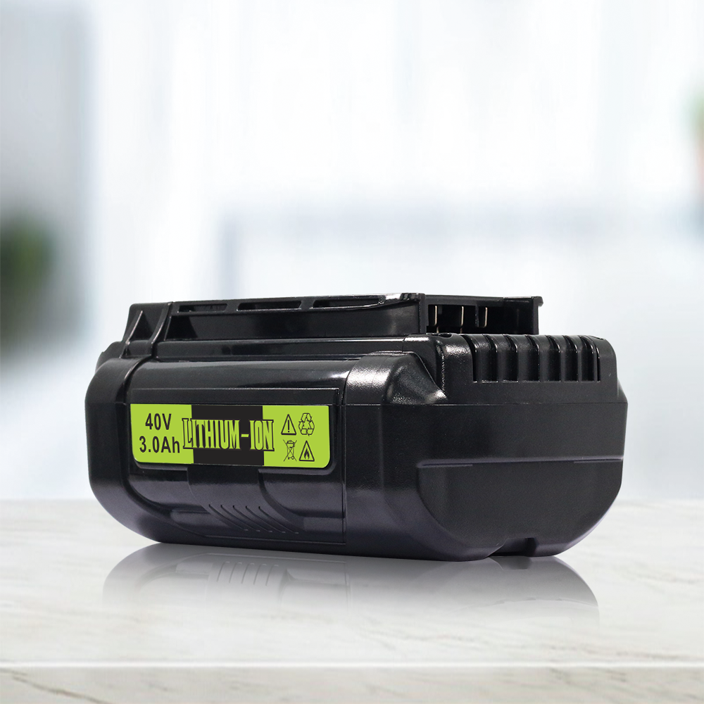 For Ryobi 40V 20-Cell 3.0A Battery – Compatible with ONE+ HP Drills/Trimmers, Global Use