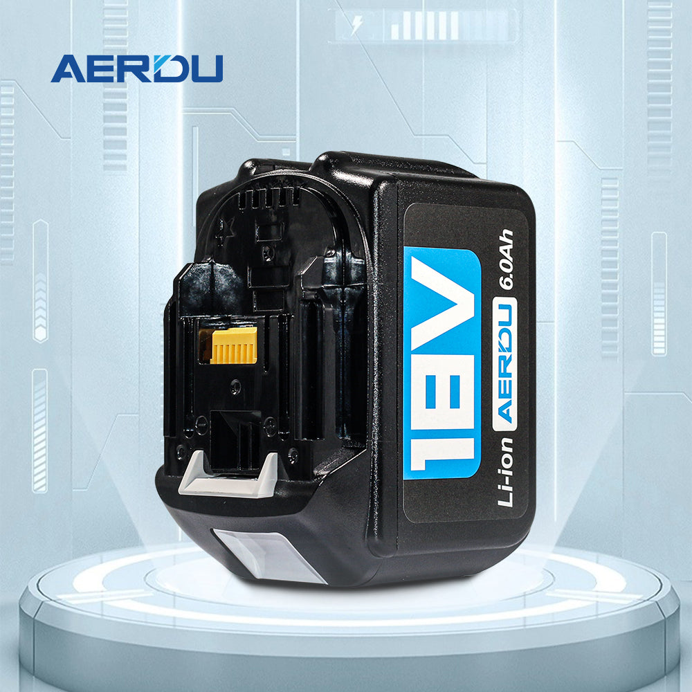 18V 6.0Ah Replacement Battery Compatible with Makita BL1840 BL1850 BL1860 BL1830 Lithium-Ion Battery Tools with LED Indicator