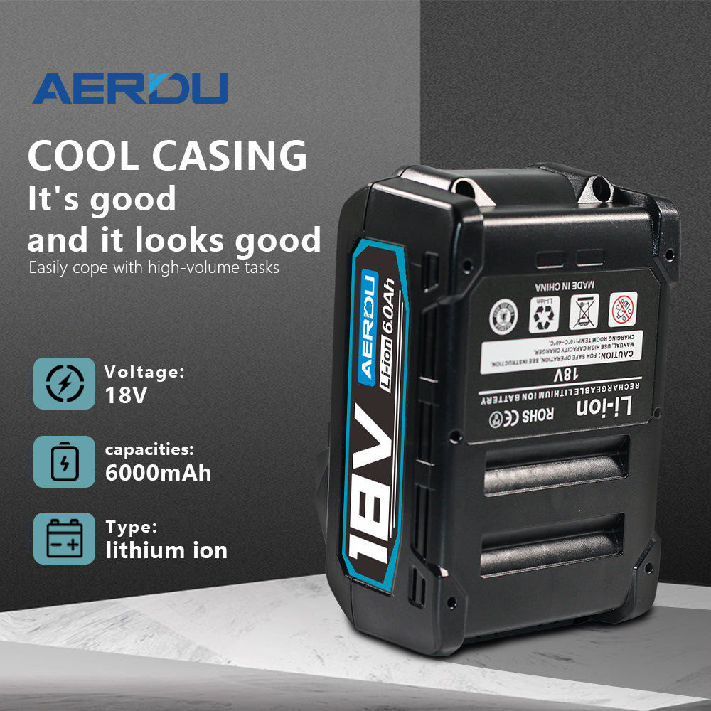 18V 6000mAh Replace battery for Makita BL1860B BL1830B Power Tools Li-ion Batteries