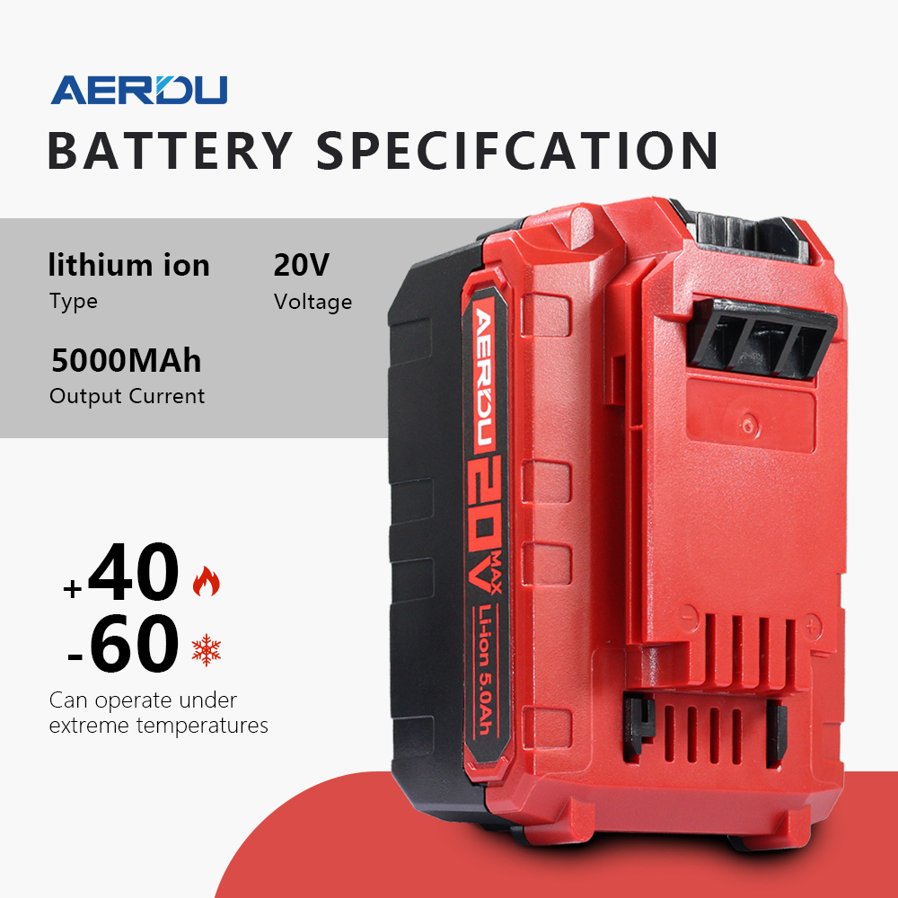 5.0Ah 18 Volt Li-Ion Battery for PORTER CABLE 20V Max PCC680L PCC685L