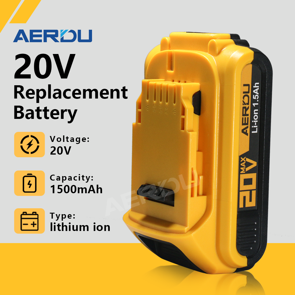 20V 1,5Ah for Dewalt DCB203 litiumionbatteripakke for DCD771 DCD790 DCF885
