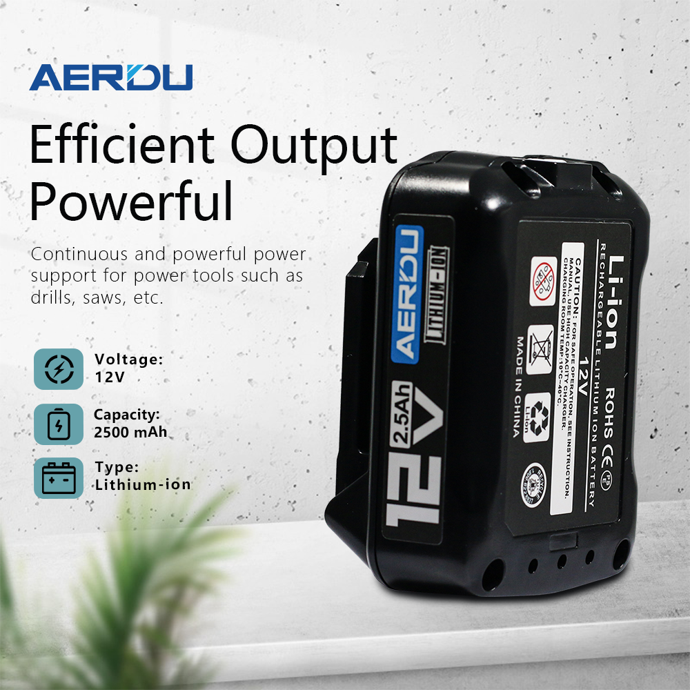 2.5Ah Battery For Makita 12V max Lithium‑Ion Battery