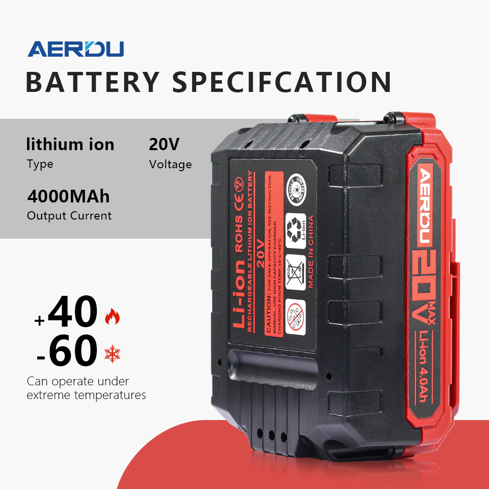 18V 4.0Ah Lithium-Ion Battery For Porter Cable 20V Max PCC680L PCC685L PCC681