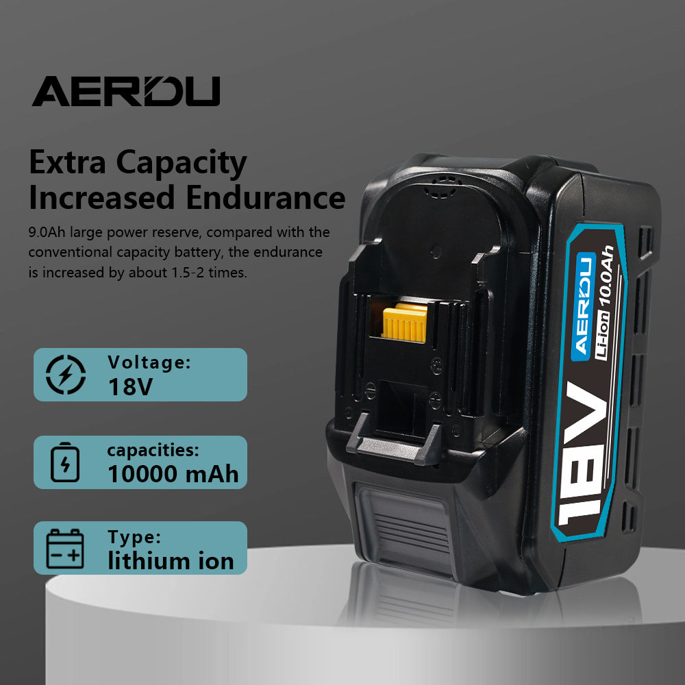 For Makita 21700 18V Lithium‑Ion 10.0Ah Battery