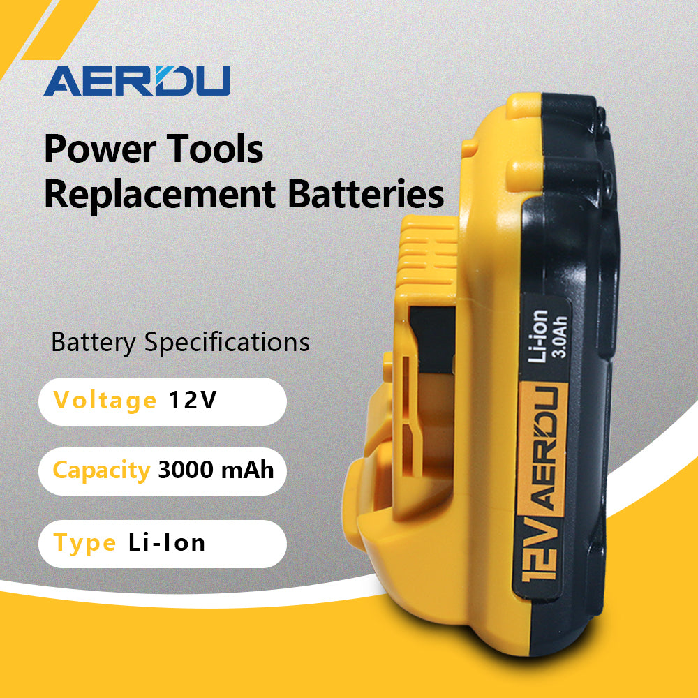 3.0Ah For DEWALT DCB120 DCB127 12V VOLT MAX Lithium Ion Battery DCB120B