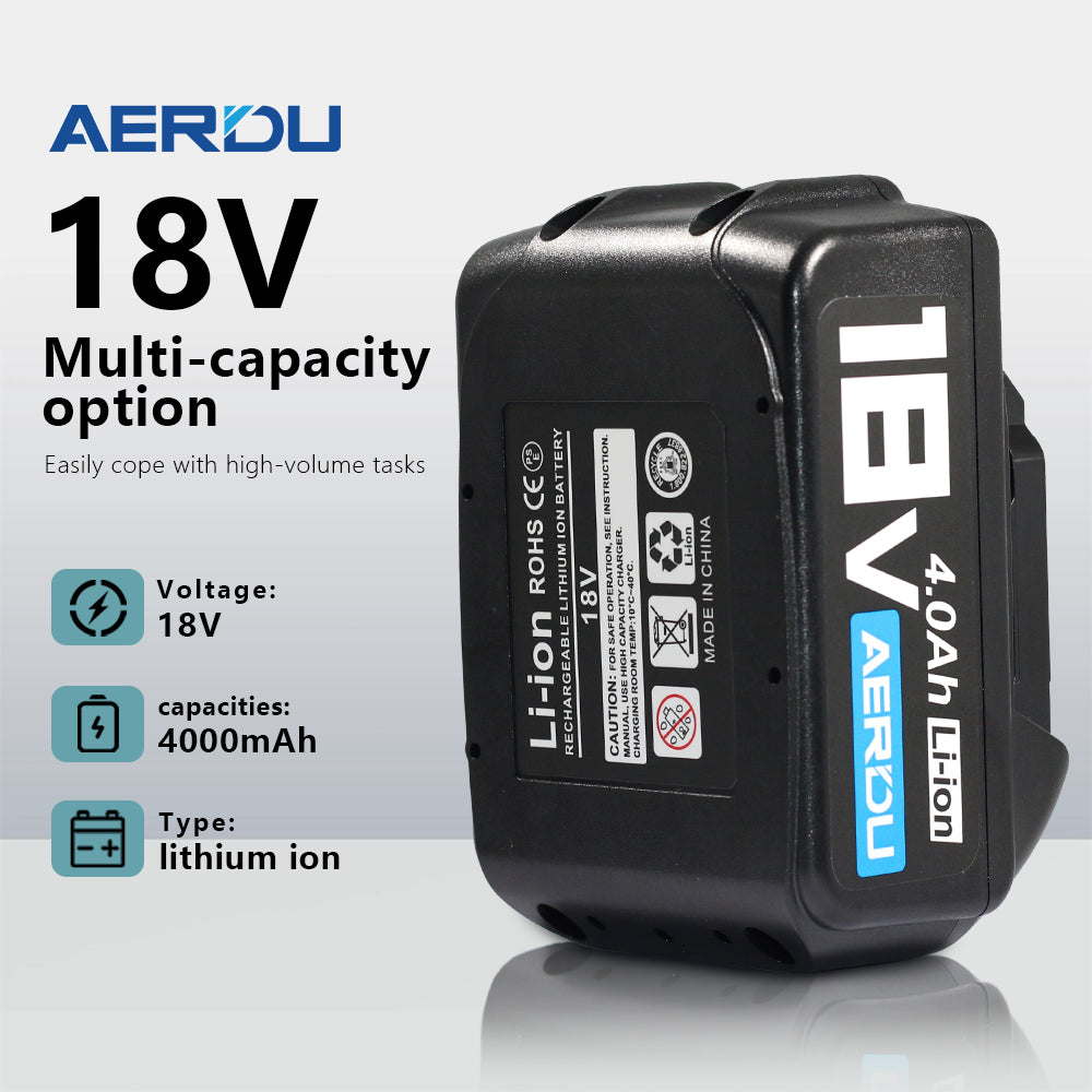 18V For Makita BL1830B 4.0Ah 18Volt Lithium Battery BL1850B BL1860B Cordless