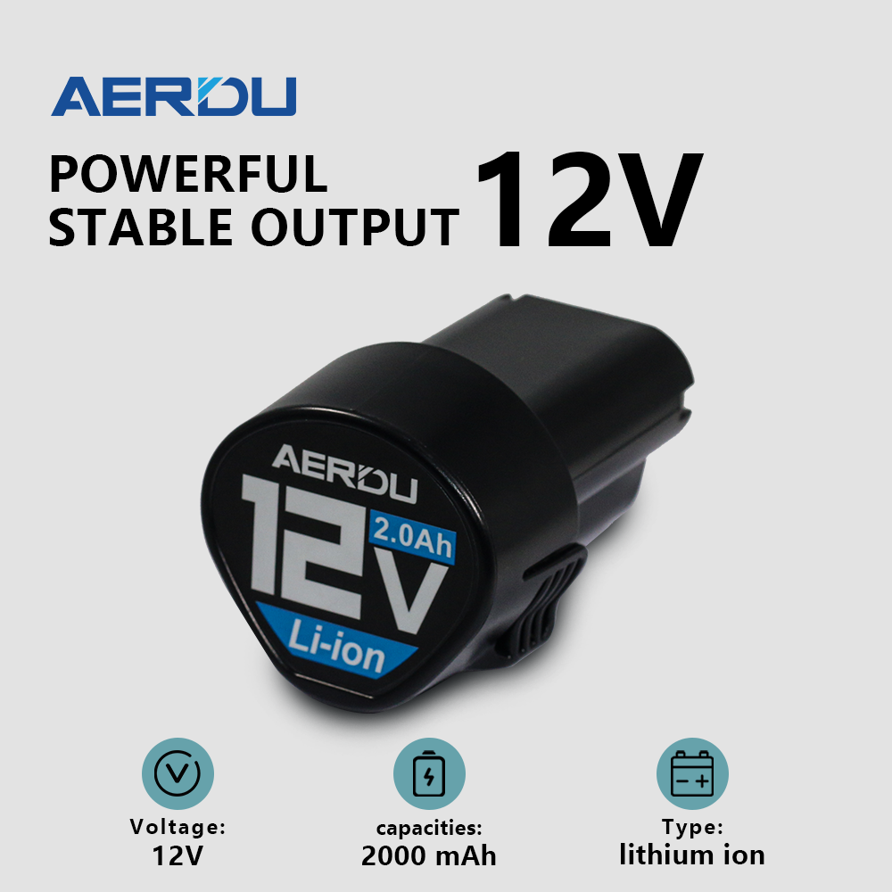 For Makita 12V 2.0Ah Lithium-Ion Battery | 3-Cell Replacement for Power Tools