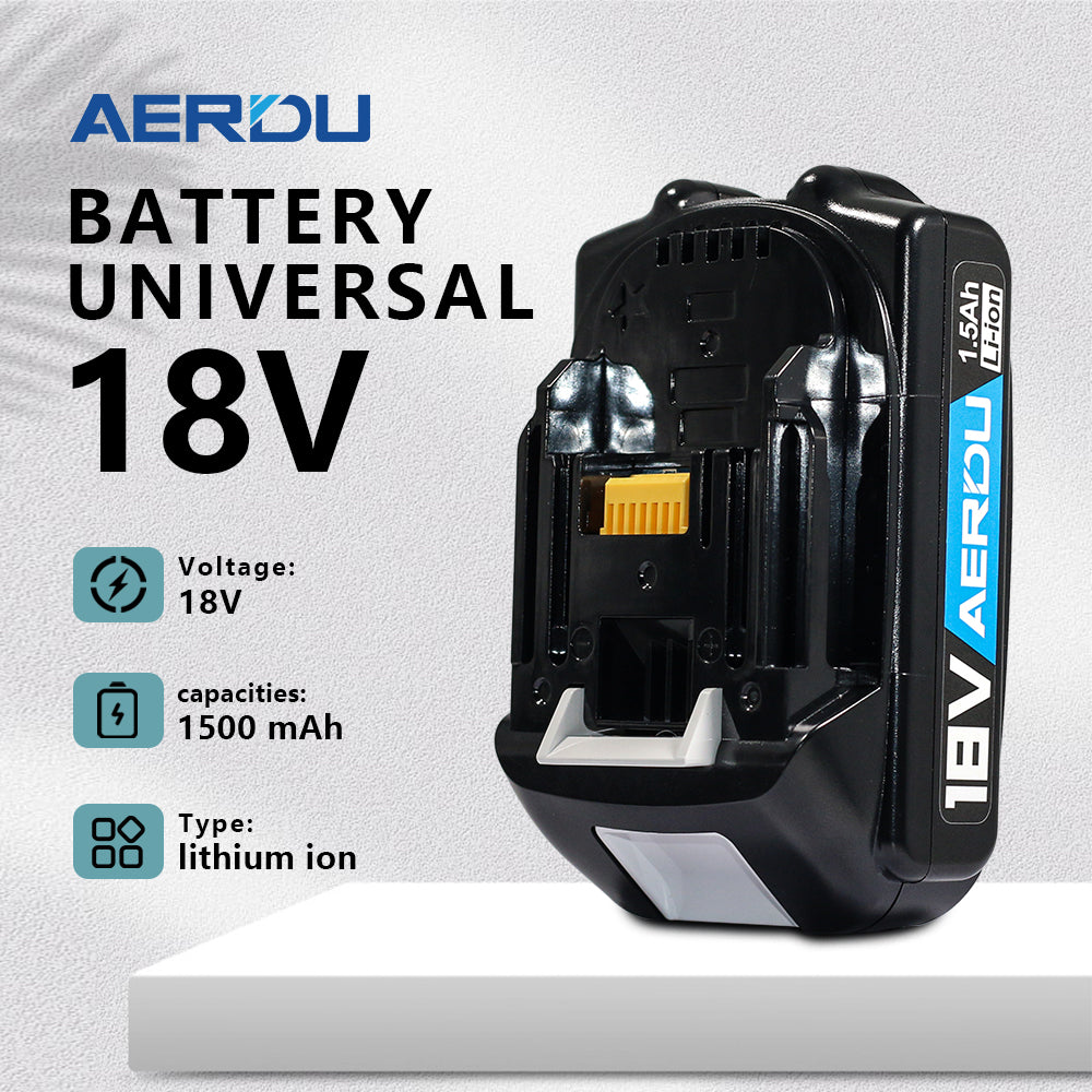 Li-ion Battery 18V 1500mAH for Makita BL1815 BL1830 BL1835 BL1840 LXT400