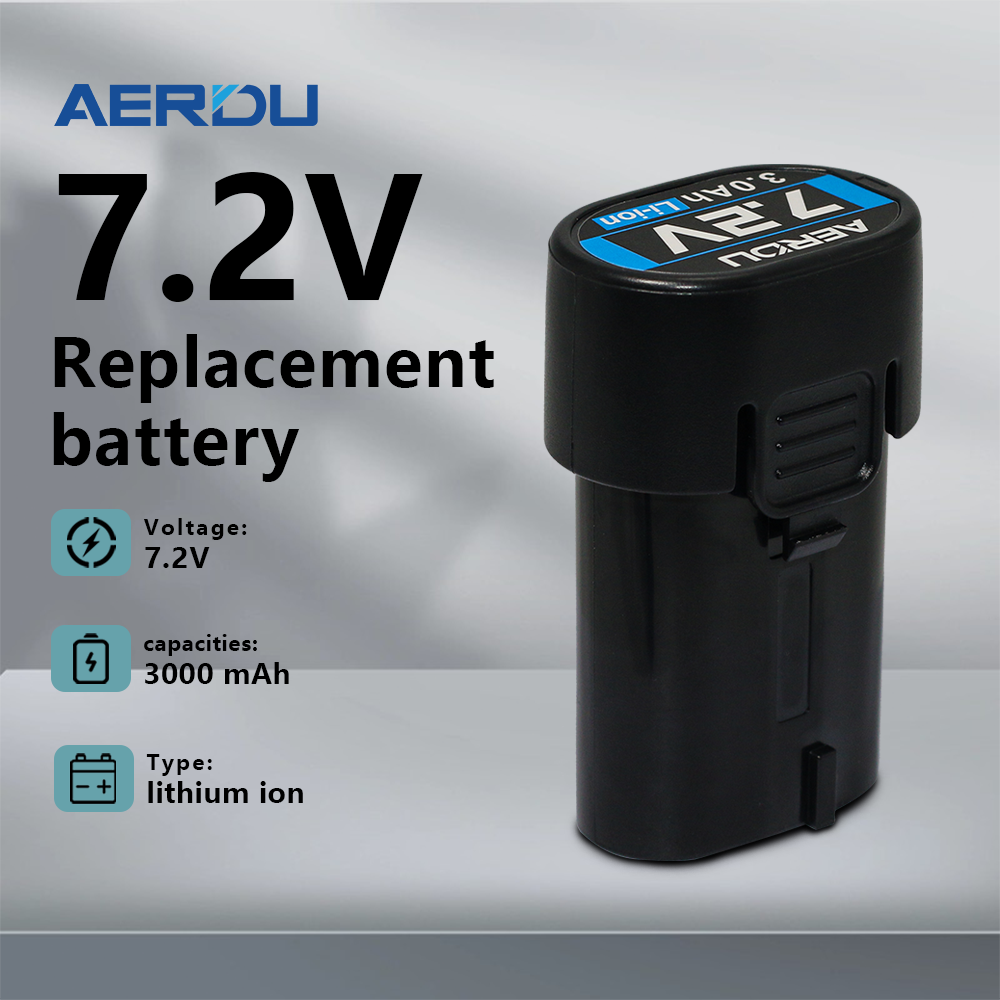 For Makita 2-Cell 7.2V 3.0Ah Battery | Reliable Replacement for Cordless Tools