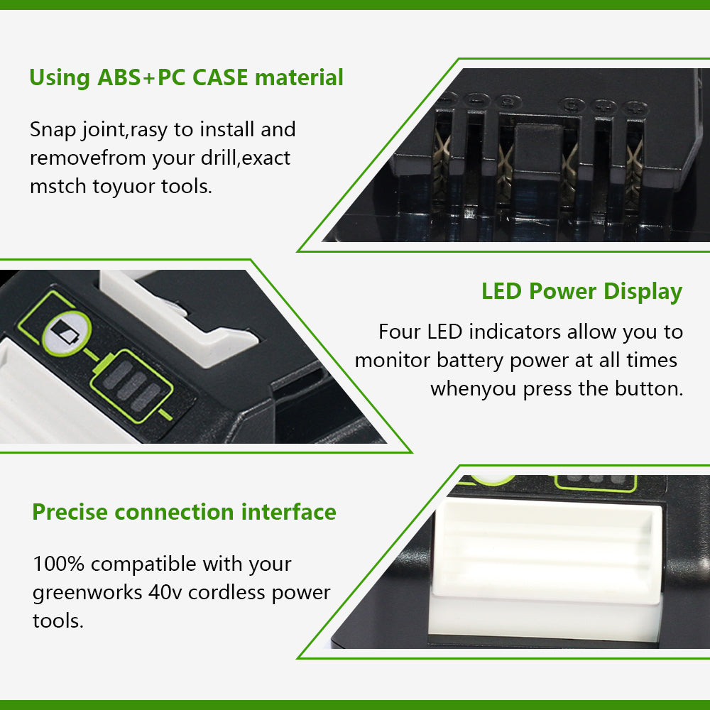24V 6.0Ah For Greenworks 24 Volt Lithium Battery 20302 20672 20202 20322 20262 20292