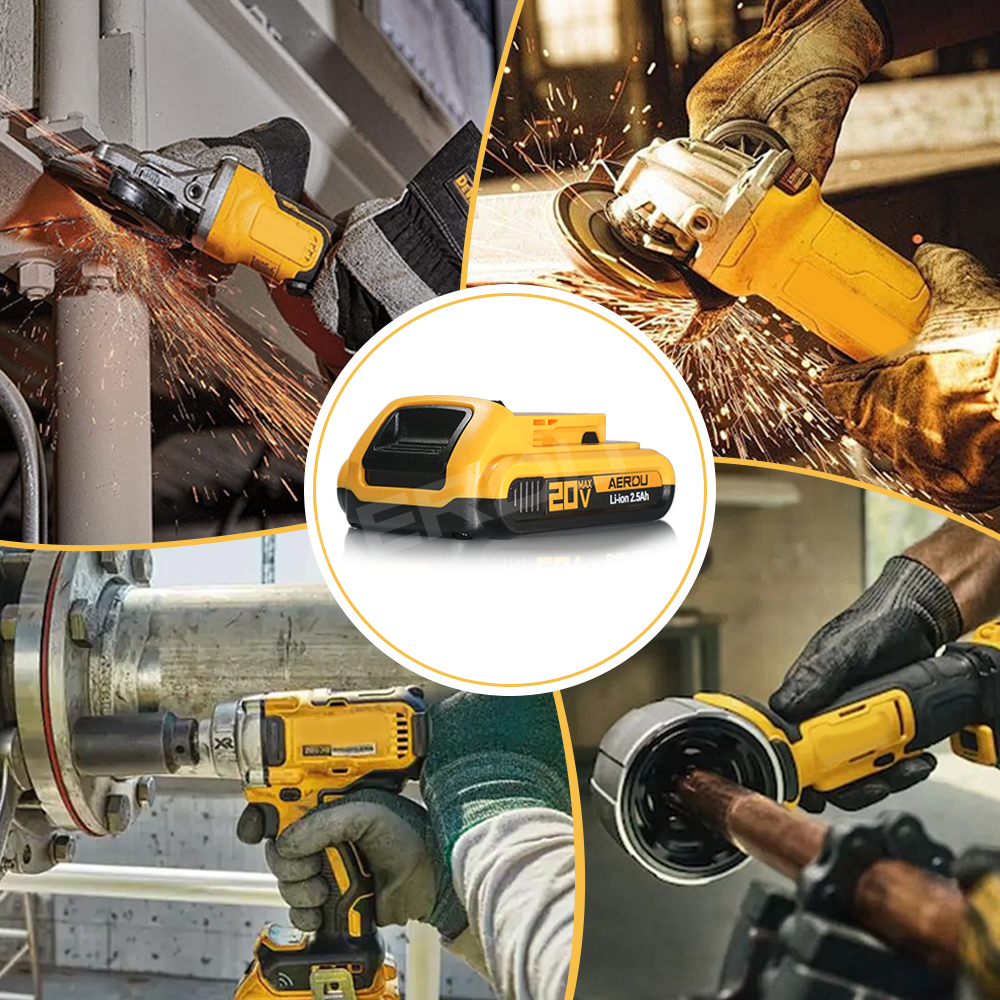 For Dewalt DCB201 20V 2.5 An LITHIUM Battery Pack DCB207 DCB203
