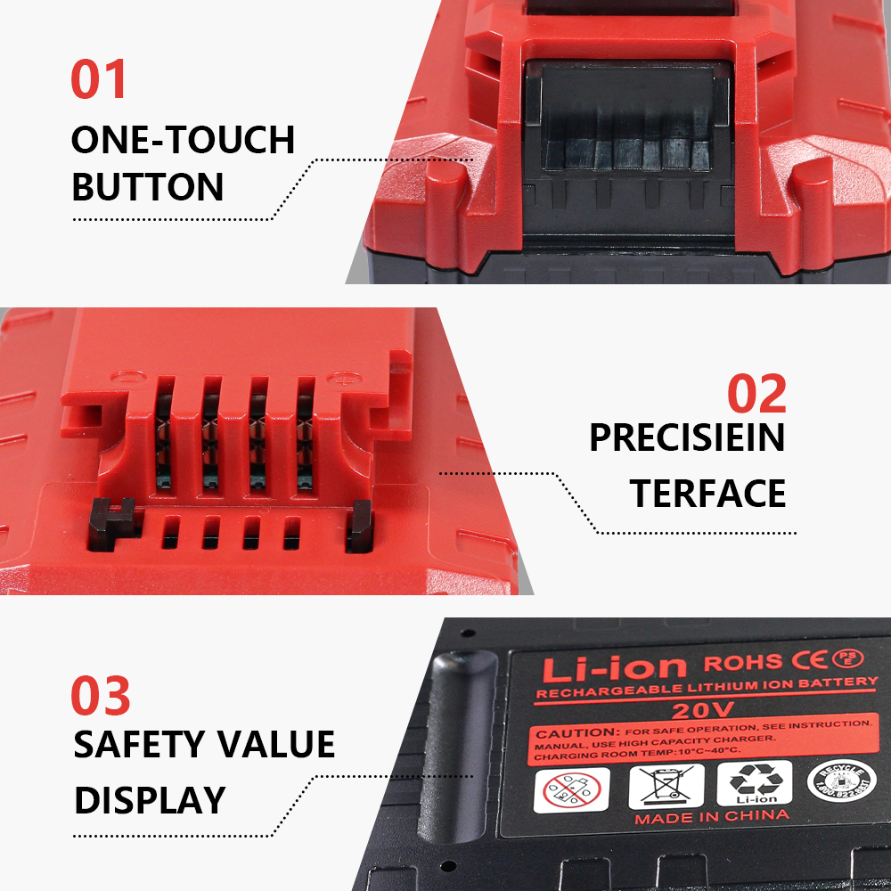 5.0Ah 18 Volt Li-Ion Battery for PORTER CABLE 20V Max PCC680L PCC685L