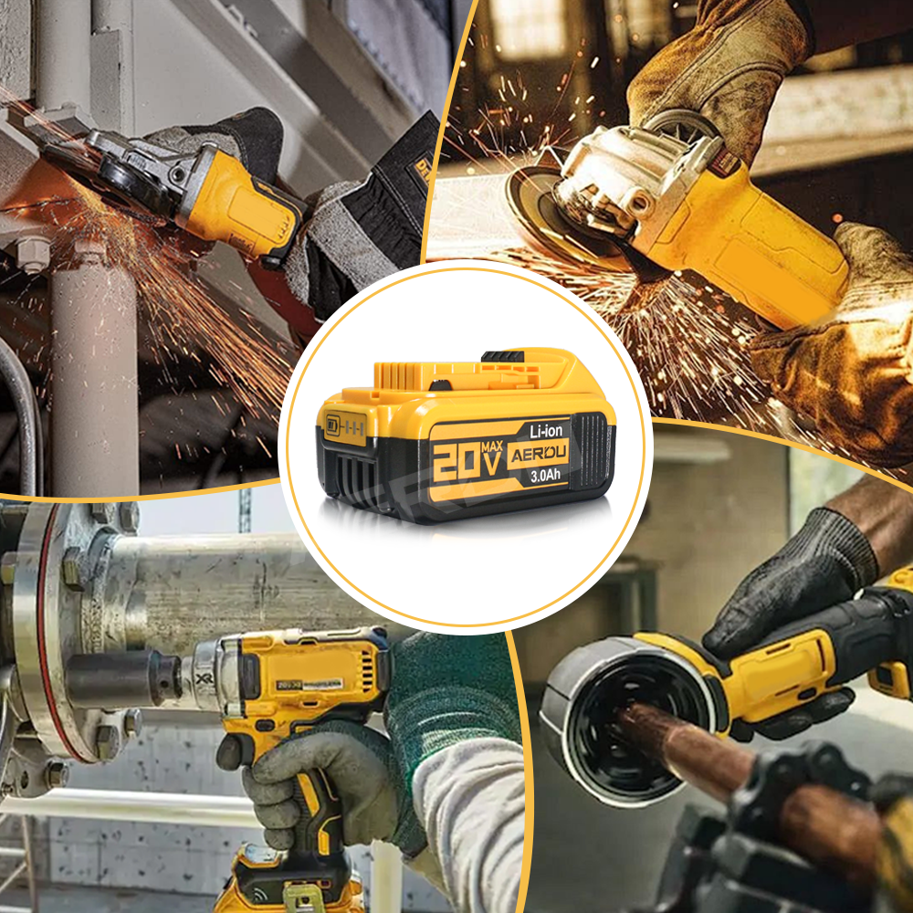 For DeWalt 20V Max 3.0AH Lithium Ion Battery DCB206 DCB205 | Fast Charging Station