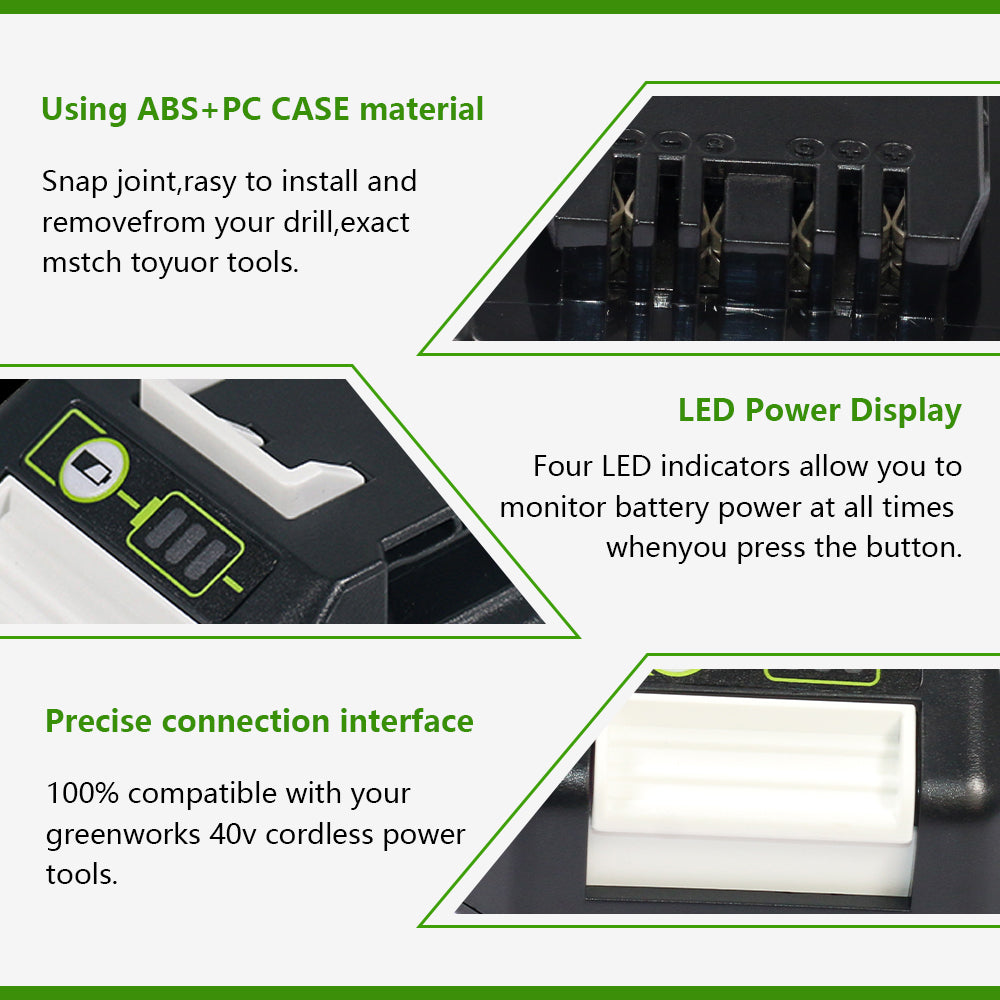 24V 3.0Ah For Greenworks 24 Volt Lithium Battery 20302 20672 20202 20322 20262 20292