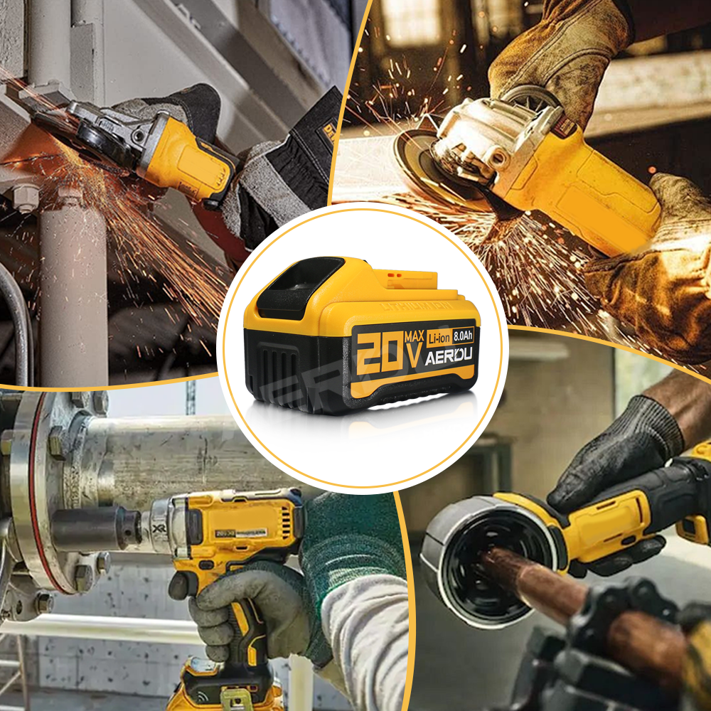 For Dewalt High Output 20V Battery 8.0Ah | Extreme Runtime