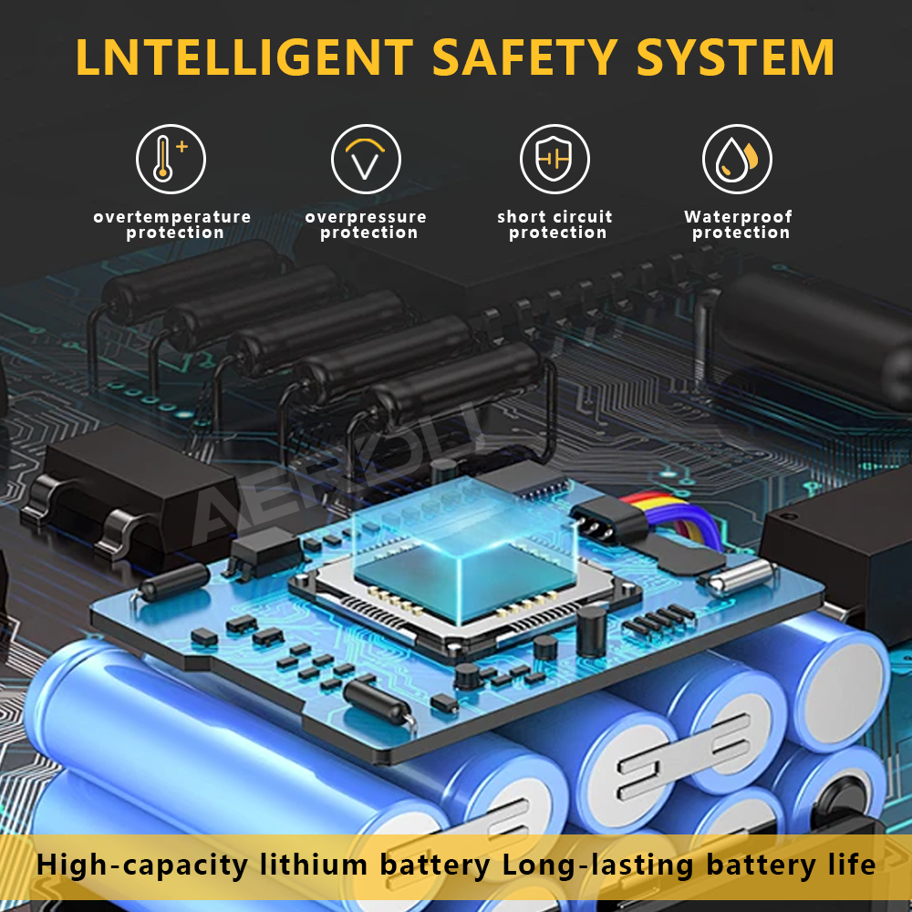 For Dewalt 18V 3.0A Battery with Type-C Port – Compatible with Drills/Impact Drivers, Global Use