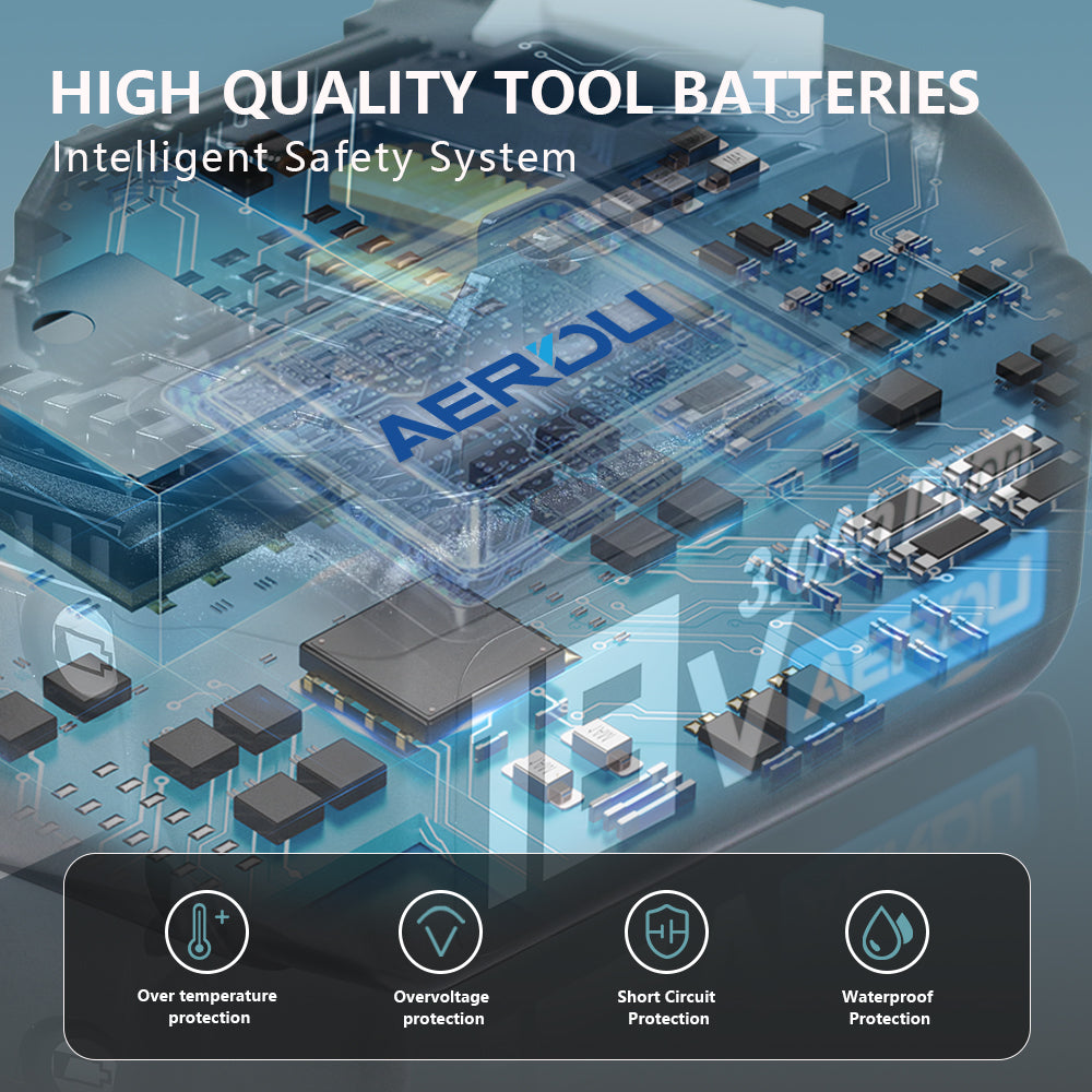 18V Lithium-Ion 3.0Ah Replace Battery for Makita BL1830 BL1840 18 Volt Tools