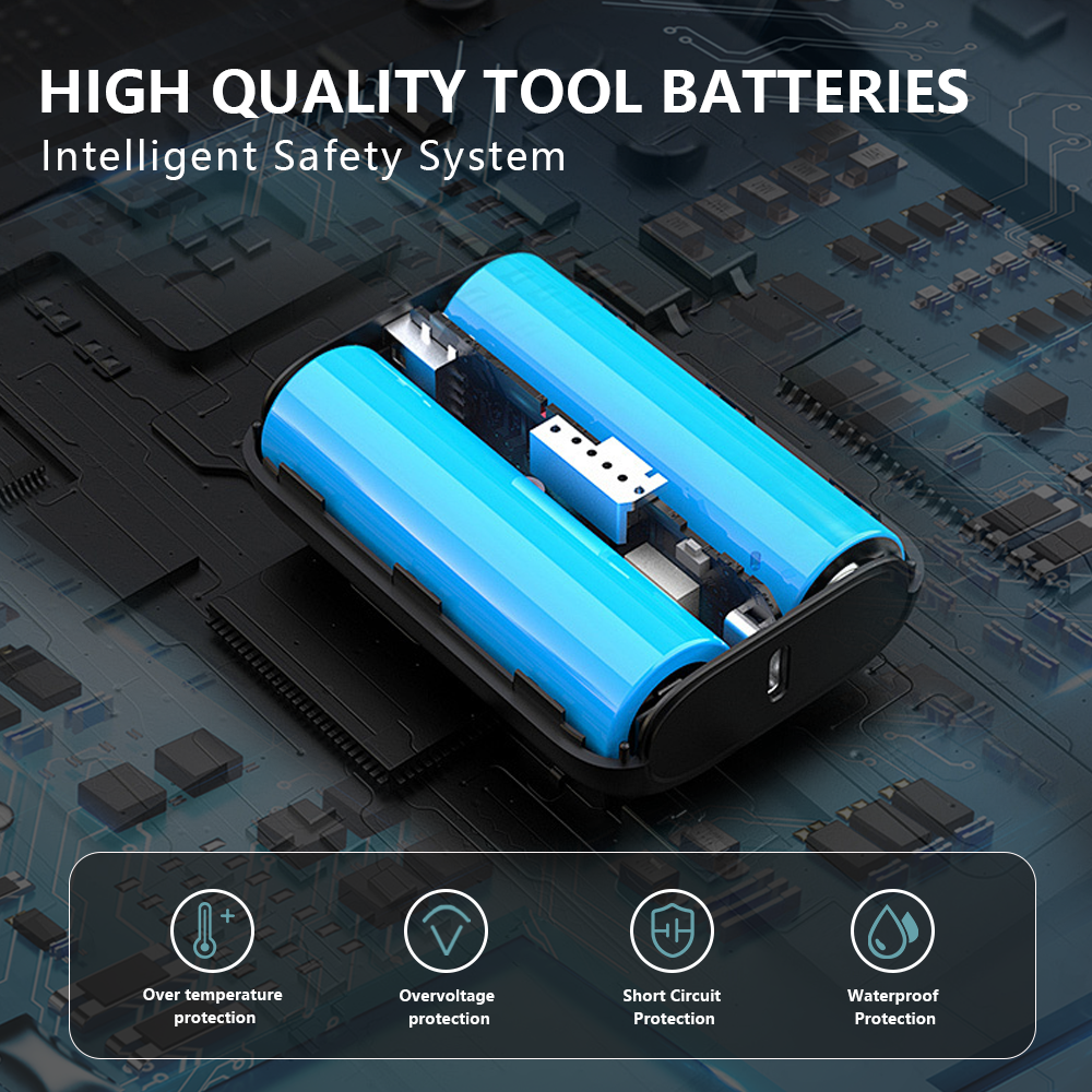 For Makita 7.2V 2.0Ah Lithium-Ion Battery Replacement for Power Tools