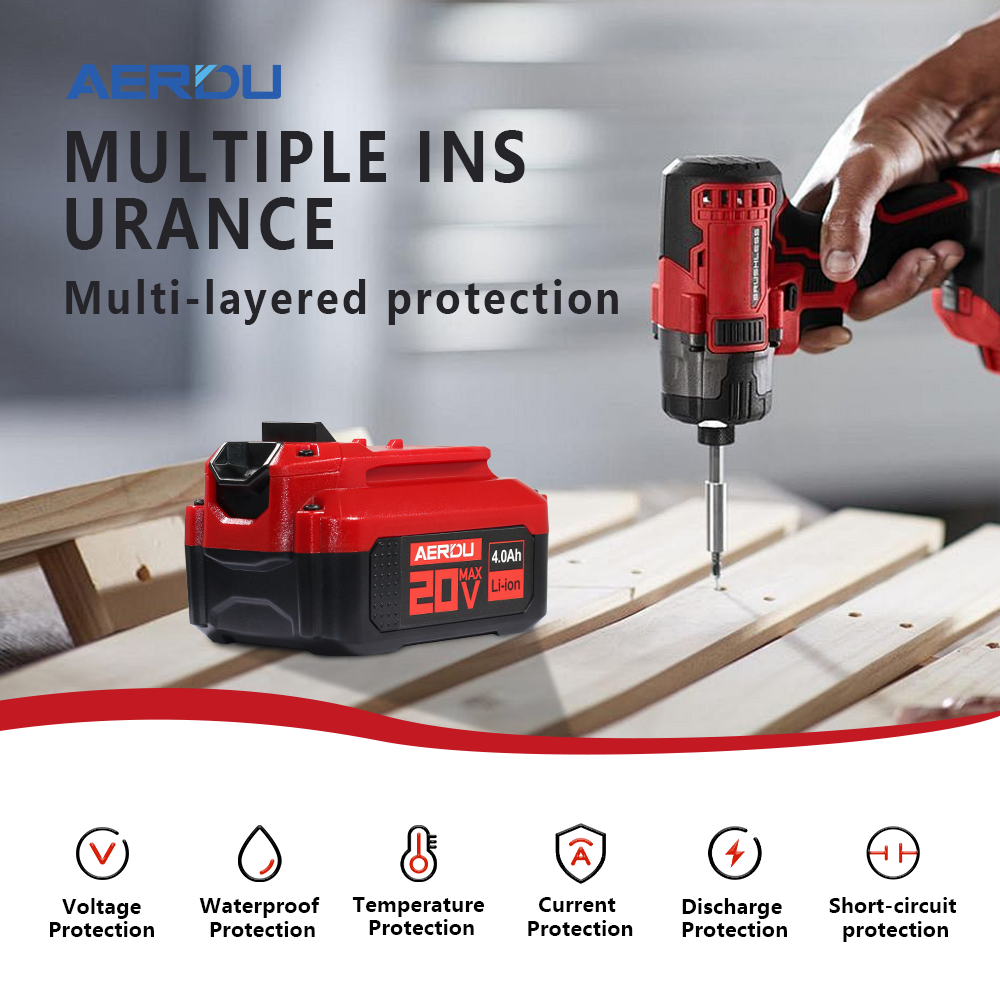 18V 4.0Ah Replacement Battery for DieHard