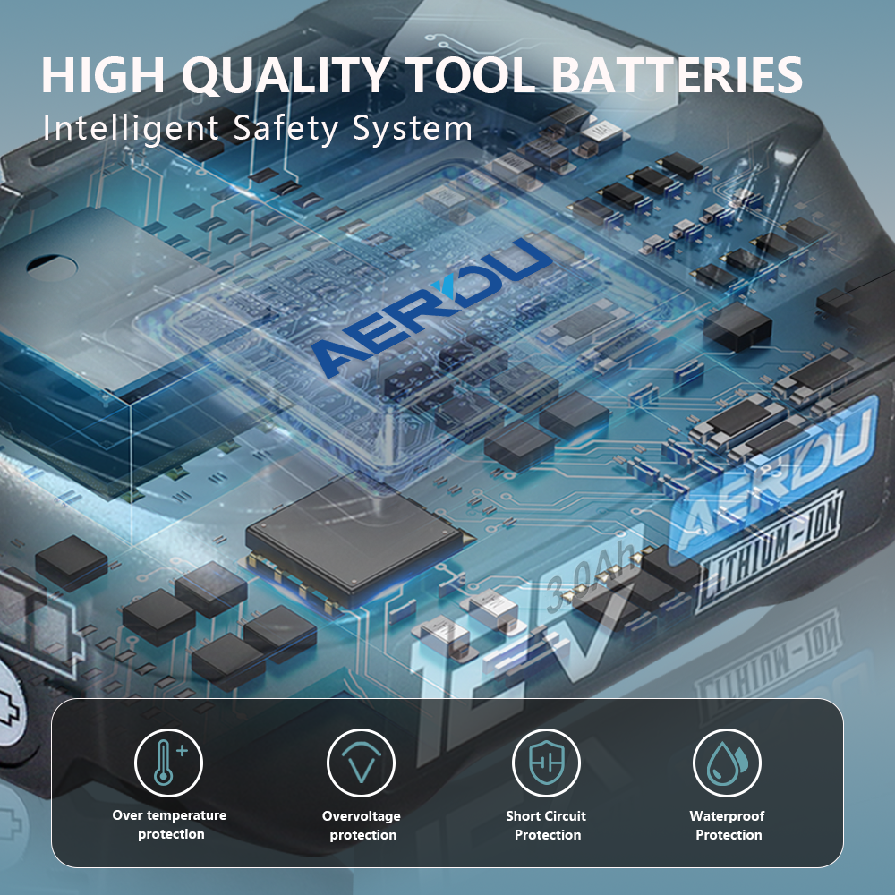 3.0Ah 12 Volt BL1830B Battery Replacement for Makita 18V Battery Lithium ion BL1041B (BL1021B) BL1021B BL1015 BL1016 BL1020B with LED Indicator