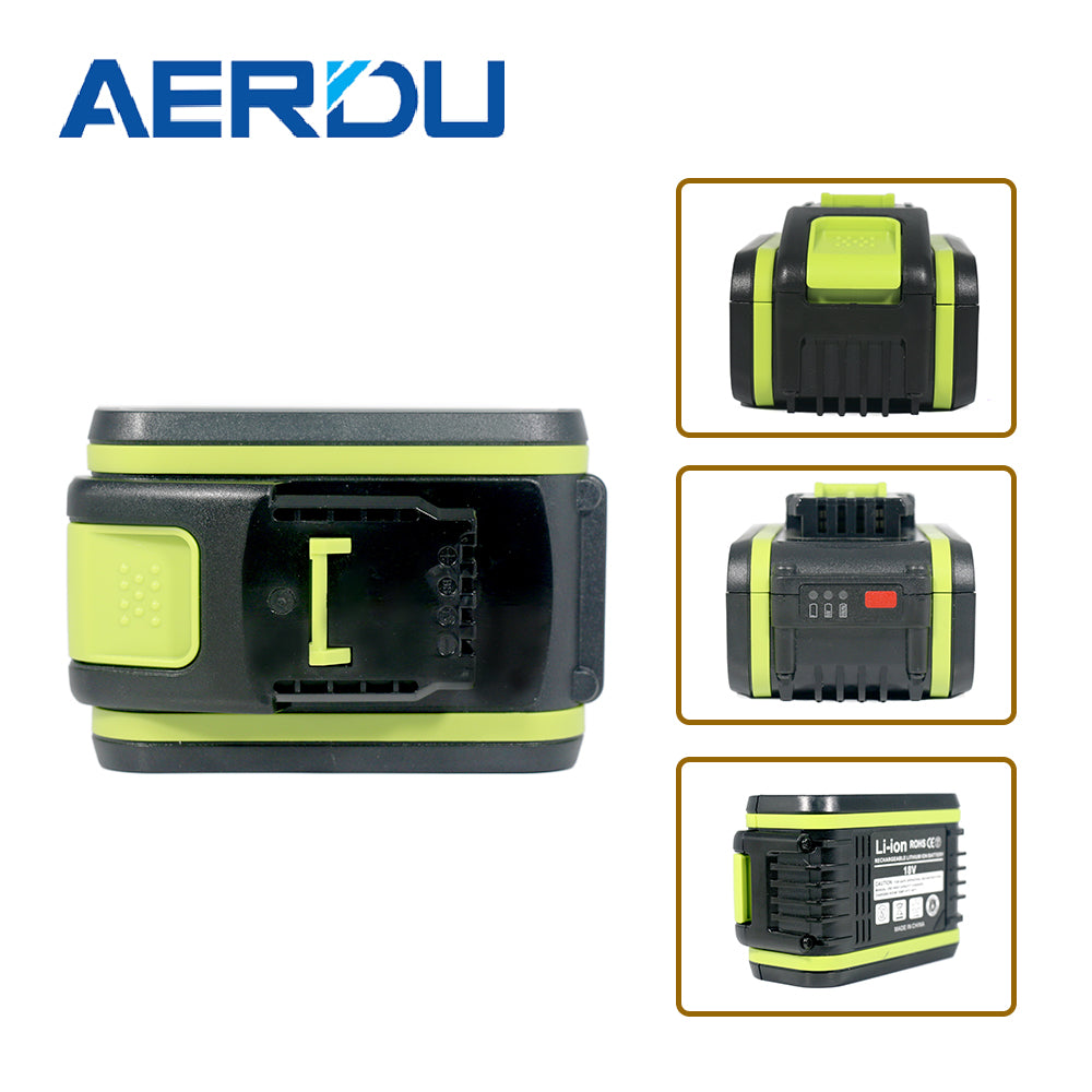 For Worx 18V(20V Max) 5.0Ah Li-ion Battery WA3551 – Fits Drills/Trimmers, Long-Runtime