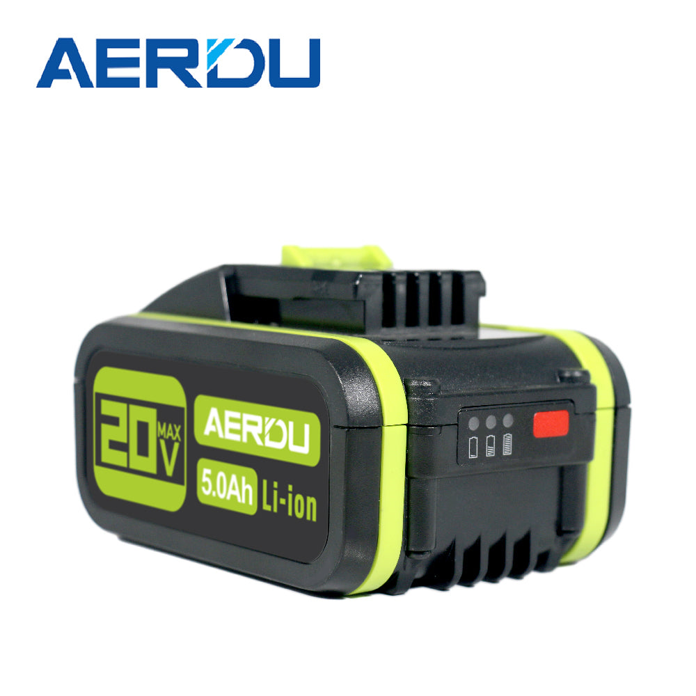 For Worx 18V(20V Max) 5.0Ah Li-ion Battery WA3551 – Fits Drills/Trimmers, Long-Runtime